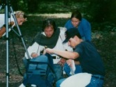 Click to View Enlargement of Lars on the set of Jarok's Fortune ©1994-1999