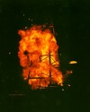 Click to View Enlargement of the Rig explosion on the set of The Stars Fell on Henrietta ©1994-1999