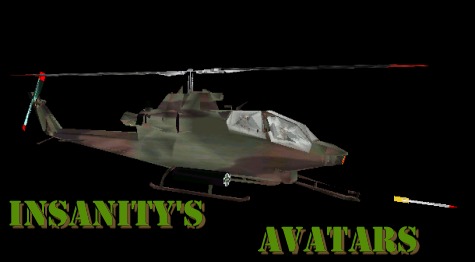 InSaNiTy's Custom Avatars for Active Worlds 3D Use